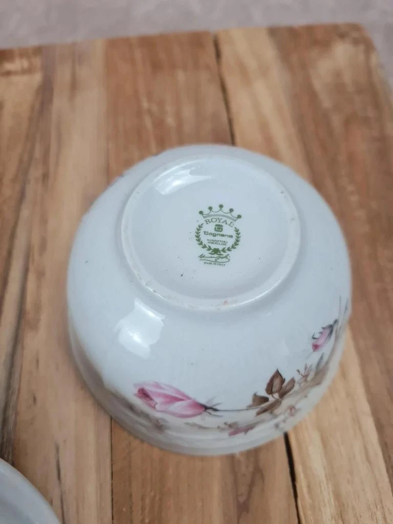 Duo sucrier & pot à lait en porcelaine Tognana 🇮🇹 – photo 8
